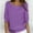 Purple, variant on Dgankt Fall Sweaters Women Fashion Round Neck Knitwear Elegant Long Sleeve Comfort Shirt,Size S-5XL
