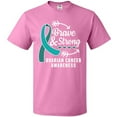 thumbnail image 3 of Inktastic Ovarian Cancer Awareness Brave and Strong with Arrows T-Shirt, 3 of 5