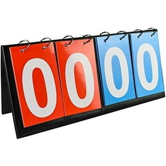 10-Pack Handheld Score Paddles 1-10 - Dry Erase Voting Boards For Games & Competitions