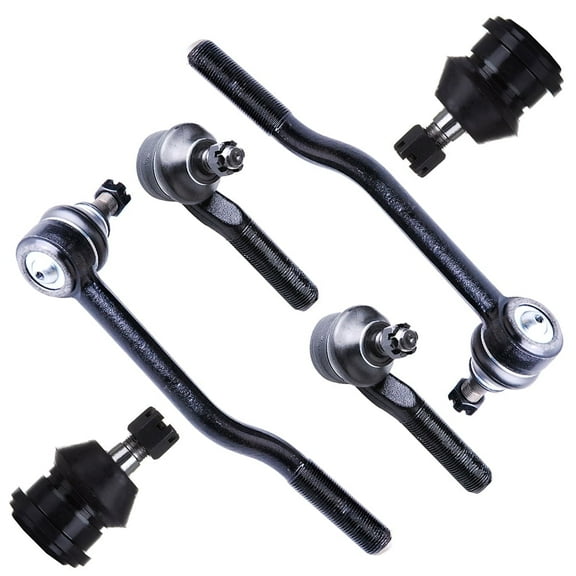 ECCPP - 6PCS Front Suspension Kit For 1986-1994 For Nissan D21 1995-1997 For Nissan Pickup Outer Tie Rod End Inner Tie Rod End Lower Ball Joint