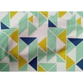 thumbnail image 4 of oneOone Organic Cotton Voile Fabric Parallelogram & Triangle Geometric Decor Fabric Printed BTY 42 Inch Wide, 4 of 4