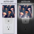 thumbnail image 2 of Jellyfish LED Square Night Light - Compact and Energy Efficient Illumination for Bedrooms and Bathrooms - Plug-in Wall Lamp with Auto Sensor, 2 of 6