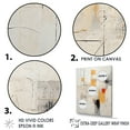 thumbnail image 3 of Designart "Scandinavian Dreams in Beige & Yellow Art II" Modern Scandinavian Wall Art Living Room, 3 of 7