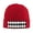 Red, variant on Harlequin Winter Beanie Hats for Men Women Warm Cozy Knitted Cuffed Skull Cap Red