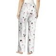 thumbnail image 3 of Xecao Cute Poodle Dog Women's Straight Lounge Pajama Pants: The Epitome of Relaxed Sleepwear, 3 of 9