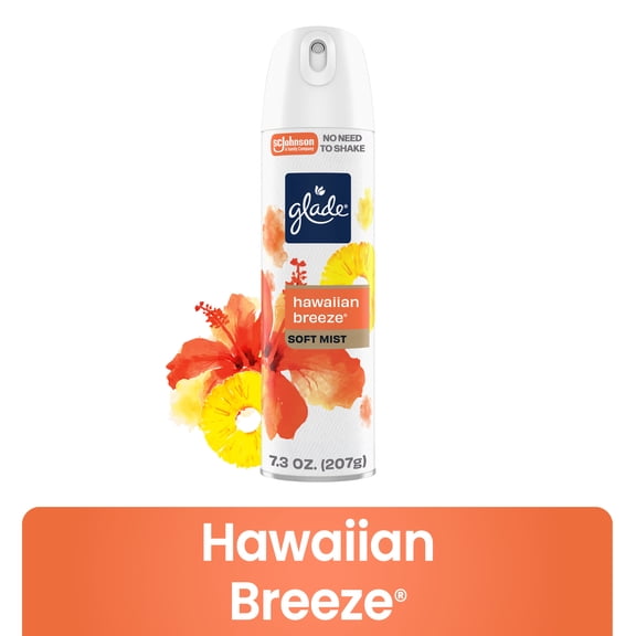 Glade® Odor Fighting Soft Mist Air Freshener Room Spray, Hawaiian Breeze®, 7.3oz., 1 Count