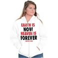 thumbnail image 4 of Earth is Now Heaven is Forever Zip Up Hoodie Men's Women's Brisco Brands S, 4 of 6