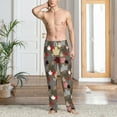 thumbnail image 6 of Lsque Maple colorful Print Men's Pajama Pants, Lounge Pant - Comfortable Home Wear,Elastic Waistband, Stylish Design-Small, 6 of 9
