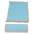 thumbnail image 3 of Acupressure Cushion, Full Relaxation Comfortable Pain Relief Massage Mat Polyester Cotton  for Home Grey Blue, 3 of 7