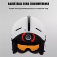 thumbnail image 5 of Cascos de Ciclismo a Prueba de Viento para Invierno Gorra de Seguridad Ajustable para Bicicleta Eléctrica, Monopatín y Esquí al Aire Libre para Hombres y Mujeres, 5 of 5
