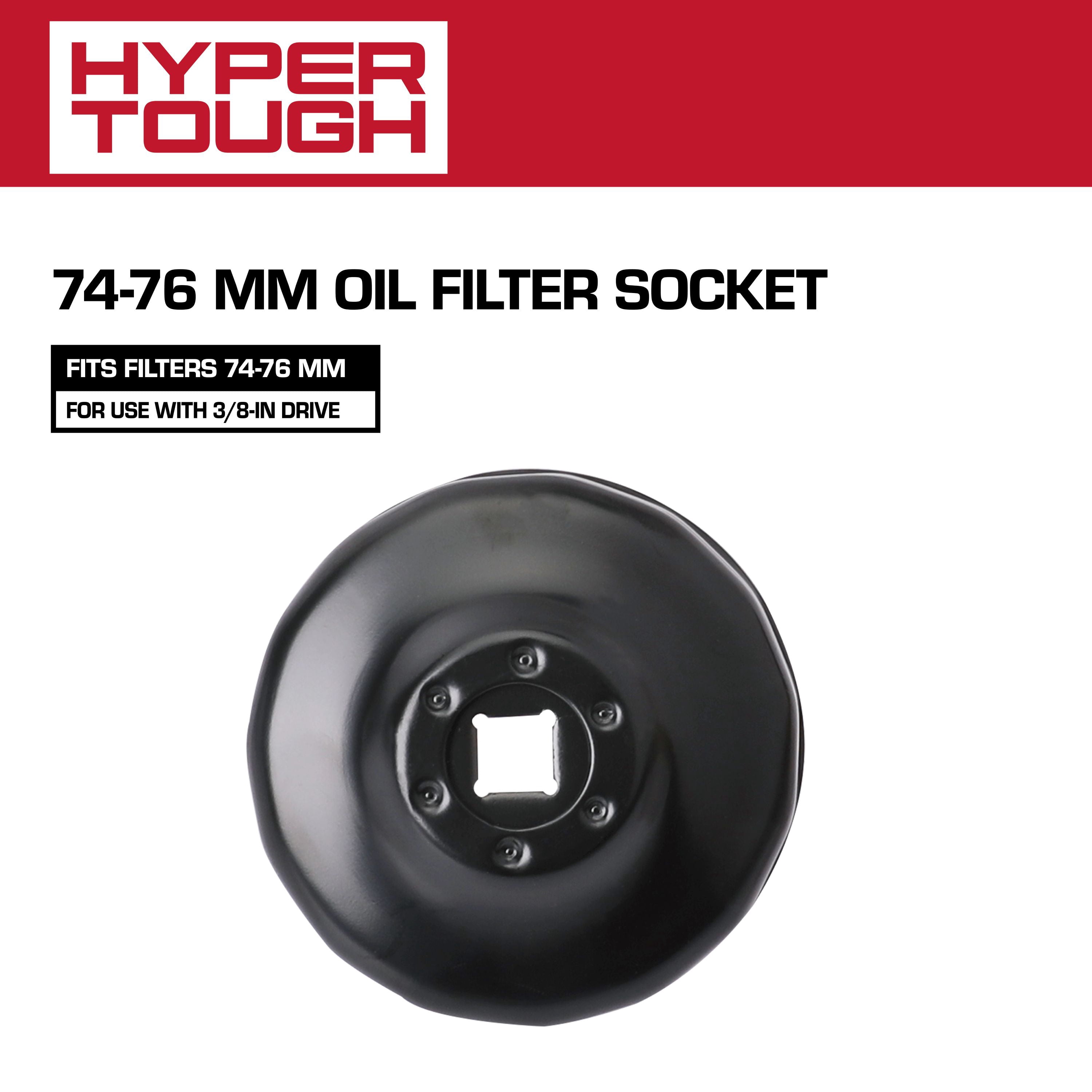 Hyper Tough, Oil Filter "A" Cap Wrench, 74-76mm