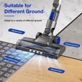 thumbnail image 6 of MOOSOO Cordless Stick Vacuum Cleaner 40KPA 50Mins Lightweight for Home Pet Hair Carpet Hard Floor, XL-618A, 6 of 16