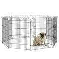 thumbnail image 1 of PawHut Dog Playpen Puppy Play Pen, Pet Exercise Fences for Outside Indoor, Foldable Dog Kennel, 30''H, 1 of 10