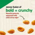 thumbnail image 3 of Snak Club Tajin Peanuts, OLF24 Roasted Nuts with Chili and Lime Seasoning, Mild, Gluten-Free, Kosher Snacks, No Artificial Colors or Flavors, Low Cholesterol, 2.75 oz Snack Bags, 12 Pack, 3 of 3