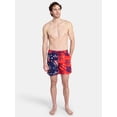 thumbnail image 2 of Pabst Blue Ribbon Men's and Big Men's Swim Board Shorts, Sizes S-3XL, 2 of 5