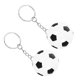 thumbnail image 1 of YSNOOWE 2Ud Llavero Metálico Negro Con De Fútbol Para Sujetar Llaves Y Decorar Bolsos, 1 of 8