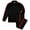 Black, variant on Victory Outfitters Men's Athletic Tricot Track Jacket and Matching Pants Set - BLK/RED - M