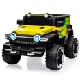 Juiluna 2 Seater Ride On Car with Remote Control, 4WD OffRoad Truck