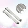 thumbnail image 3 of KAKOWELY Metal Hemming Clips 20 Pcs Metal Sewing Clips Hemming Clips 3 Inches Measurement Ruler Quilting Supplies for Pinning and Marking Accessories4.53"X0.59"X0.2", 3 of 5