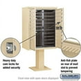 thumbnail image 3 of Salsbury Industries 4C Pedestal Mailbox 11 Door High Unit Double Column 15 Doors and 1 Parcel Locker, 3 of 3