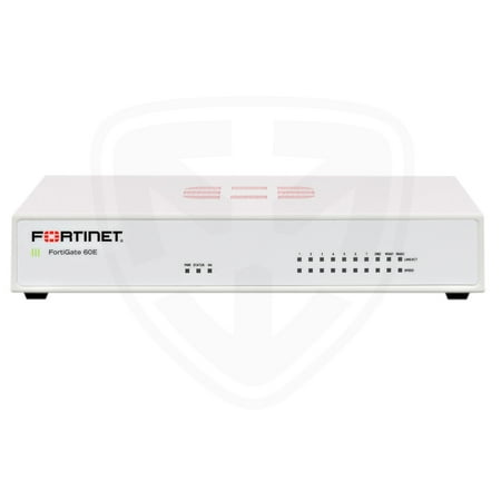 Fortinet FortiGate-60E / FG-60E Next Generation (NGFW) Firewall Appliance, 10 x GE RJ45