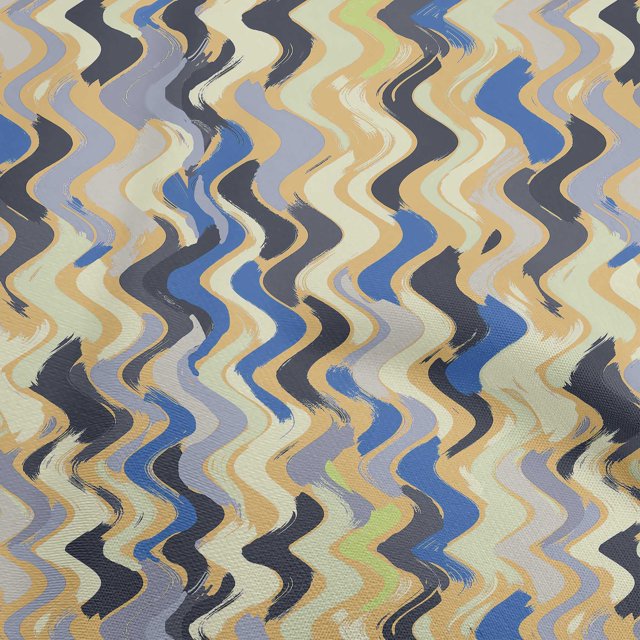 oneOone Rayon Medium Blue Fabric Geometric Sewing Craft Projects Fabric Prints By Yard 56 Inch Wide-1F