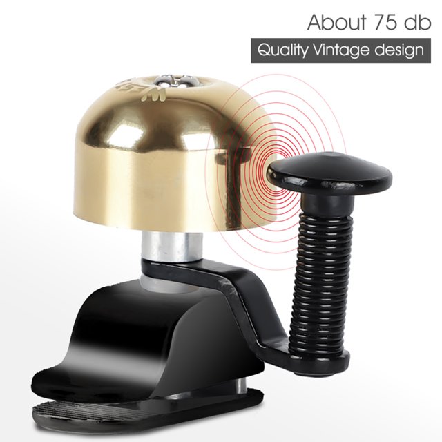Timbre Retro ultraligero de cobre para bicicleta de carretera alarma de