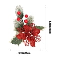 thumbnail image 2 of Décorations de Sapin de Noël, Décorations de Noël pour Arbre, Aiguilles de Noël Fruits Rouges Fleurs de Noël Pendentifs de Sapin de Noël Accessoires de Noël Décoration de Boîte de Noël, 2 of 7
