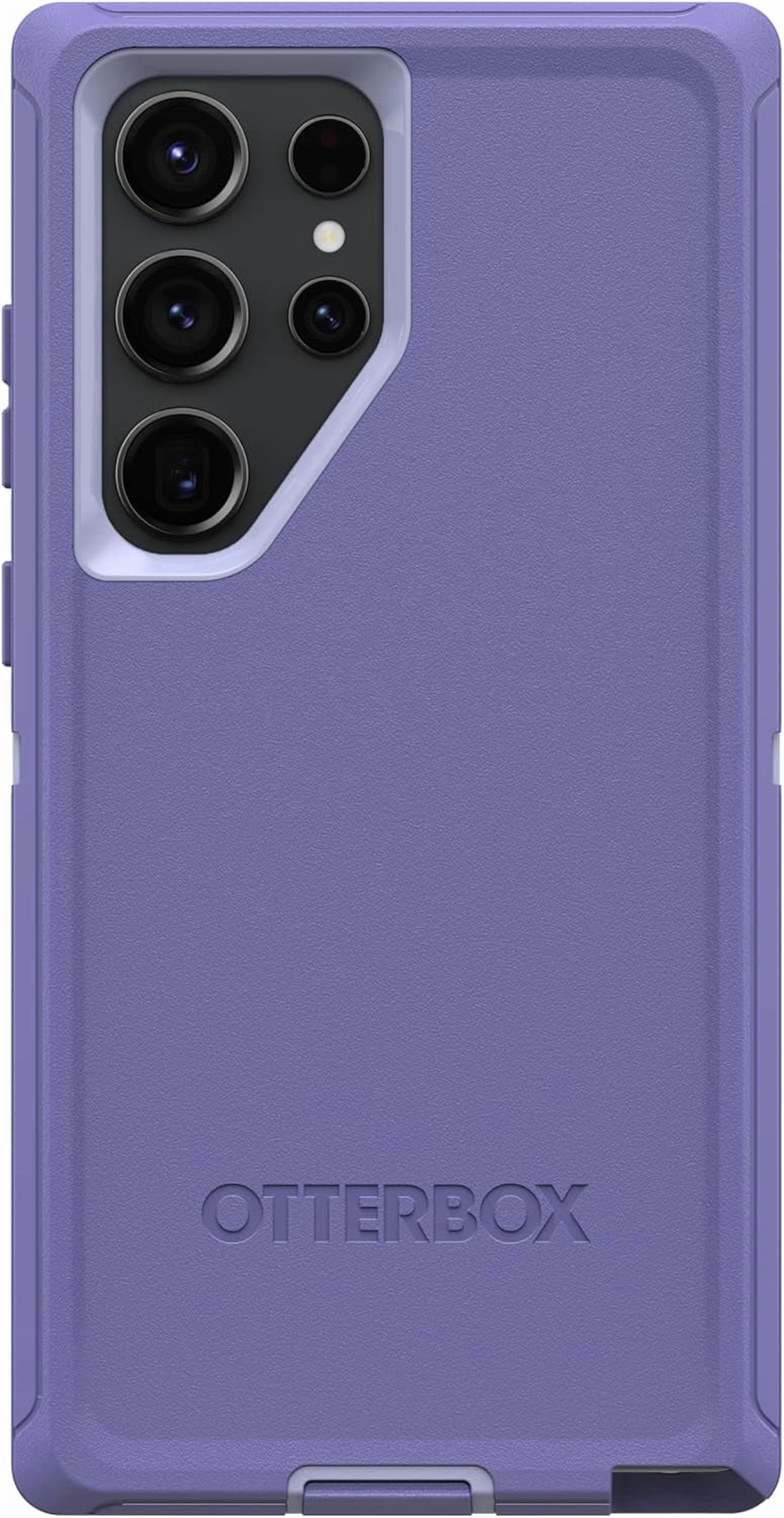 OtterBox Galaxy S23 Ultra (Only) - Defender Series Case - Mountain Majesty (Purple) - Rugged & Durable - with Port Protection - Includes Holster Clip Kickstand - Non-Retail Packaging