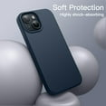 thumbnail image 4 of JETech Silicone Case for iPhone 15 Plus 6.7-Inch, Silky-Soft Touch Full-Body Protective Phone Case, Shockproof Cover (Navy), 4 of 6