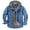 Blue, variant on IROINNID Men's Hoodie Shacket Long Sleeve Plaid Leisure Jacket Multifunctional Jacket Outdoor Jacket Outwear