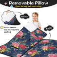 thumbnail image 3 of Pioneer Flower Floral Print Pattern Toddler Nap Mats for Kids Preschool,Sleeping Mat Bag or Kids,Toddler Sleeping Bag,Toddler Nap Mat or Daycare, 3 of 6
