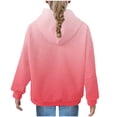thumbnail image 5 of Sweatshirt Sweater for Girls Crewneck Oversized Pullover Cotton Clothes Printed Long Sleeves Tops Casual Fleece Sweater with Pocket Fall Winter Warm Sweatshirts Kids Hoodies, 5 of 5