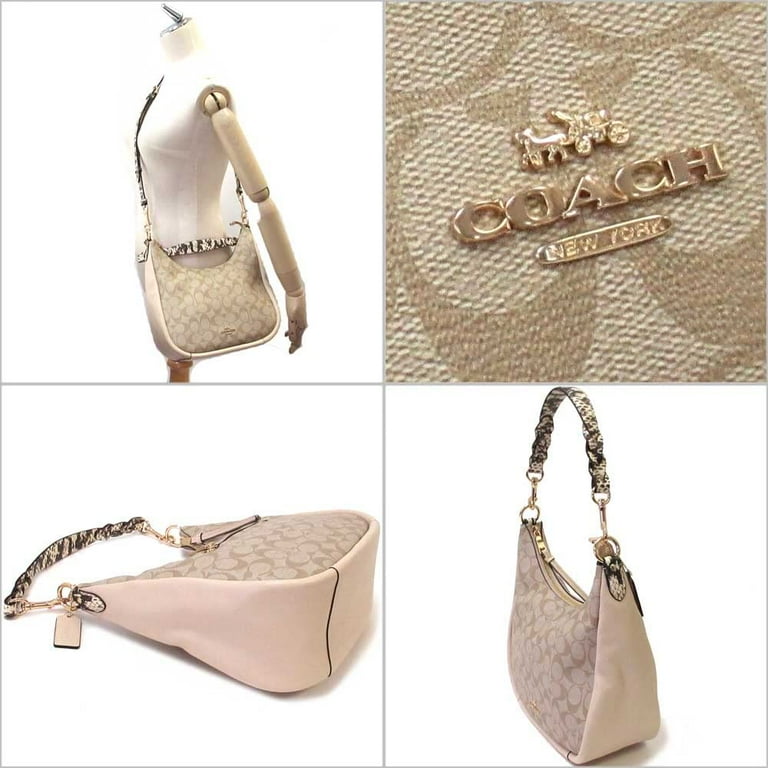 COACH Designer Jules Hobo Bag with Zip Top in Signature