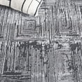 thumbnail image 5 of SAFAVIEH Whisper Theobald Abstract Runner Rug, Grey/Dark Grey, 2'6" x 8', 5 of 9