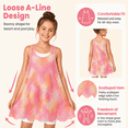 thumbnail image 4 of Girls Swim Cover Up for Swimwear Knit Kids Summer Beach Bathing Suit Coverup Cami Dress for Size 4-7Y, 4 of 7