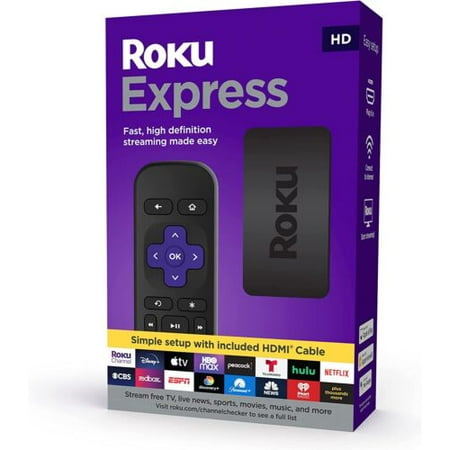 Roku 3930R Multimedia Streaming Stick Express w/ 1080p Resolution New