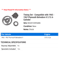 thumbnail image 2 of Timing Set - Compatible with 1965 - 1967 Plymouth Belvedere II 3.7L 6-Cylinder 1966, 2 of 2