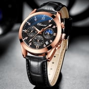 Top Luxury CHENXI Watches For Men Sport Chronograph Waterproof Quartz Wrist Watch Male Fashion Leather Strap Business Watches