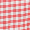 thumbnail image 5 of BalsaCircle 90" x 156" Checkered Tablecloth Wedding Party Table Linens Coral and White, 5 of 6