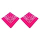 thumbnail image 4 of Greeniant Turbante unisex Pañuelo Hop Pañuelo cuadrado Paisley Diadema Pañuelo multifuncional Pañuelo para el cabello Regalos Rosa Rojo Rosa roja 2Conjunto, 4 of 6