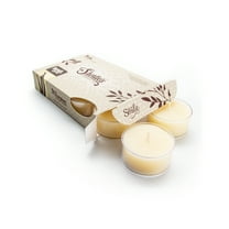 Vanilla Bean Tealight Candles - 6 Beige Premium Scented Tea Lights - Shortie's Candle Company