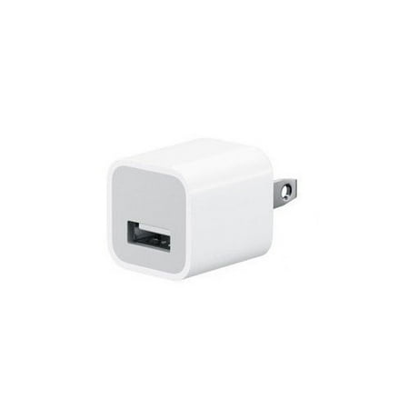 Apple A1385 Travel USB 5V Wall Charger for iPhone/iPad (White) - (Best Usb Wall Charger For Iphone)