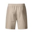 thumbnail image 4 of LTTVQM Mens Shorts 2026 Summer Casual Breathable Linen Beach Vacation Loose Fit Holiday Short Beige 5XL, 4 of 4