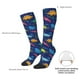 thumbnail image 4 of Fotbe Dinosaurs Calcetas Divertidas Estampadas para Hombre y Mujer, Calcetas de Algodón hasta la Rodilla para Caminar, Correr, Enfermería y Embarazo, 4 of 6
