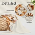 thumbnail image 3 of Orange Deer Throw Pillow Covers, Wildlife Elk Animals Rustic Farmhouse Soft Breathable Pillow Cases with Invisible Zipper for Sleeping, King Size Pillowcases for Couch Bed Sofa Chair 20x36 Inches, 3 of 9
