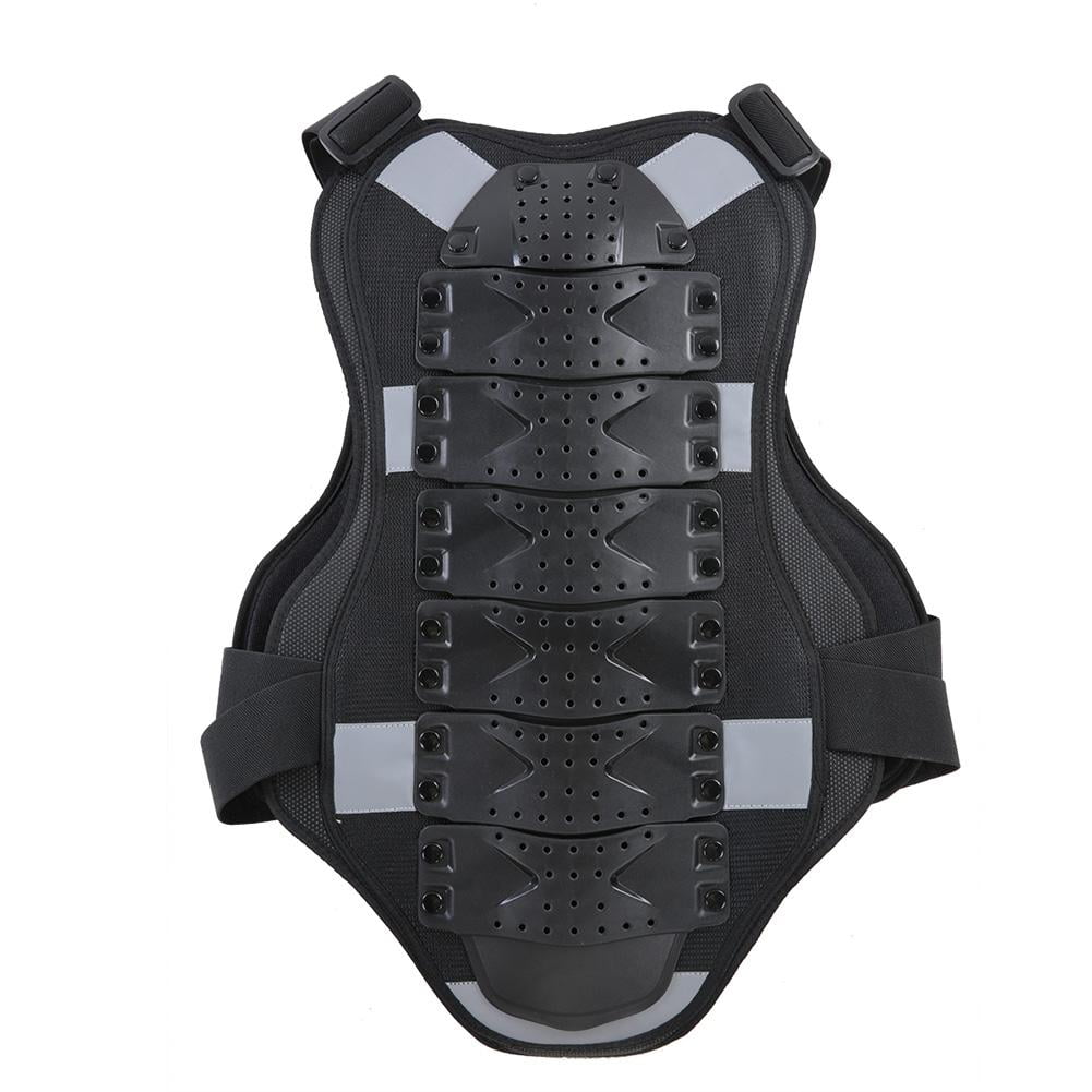 HERCHR Sports Chest Back Spine Protector Vest Anti-Fall Gear Motorcycle