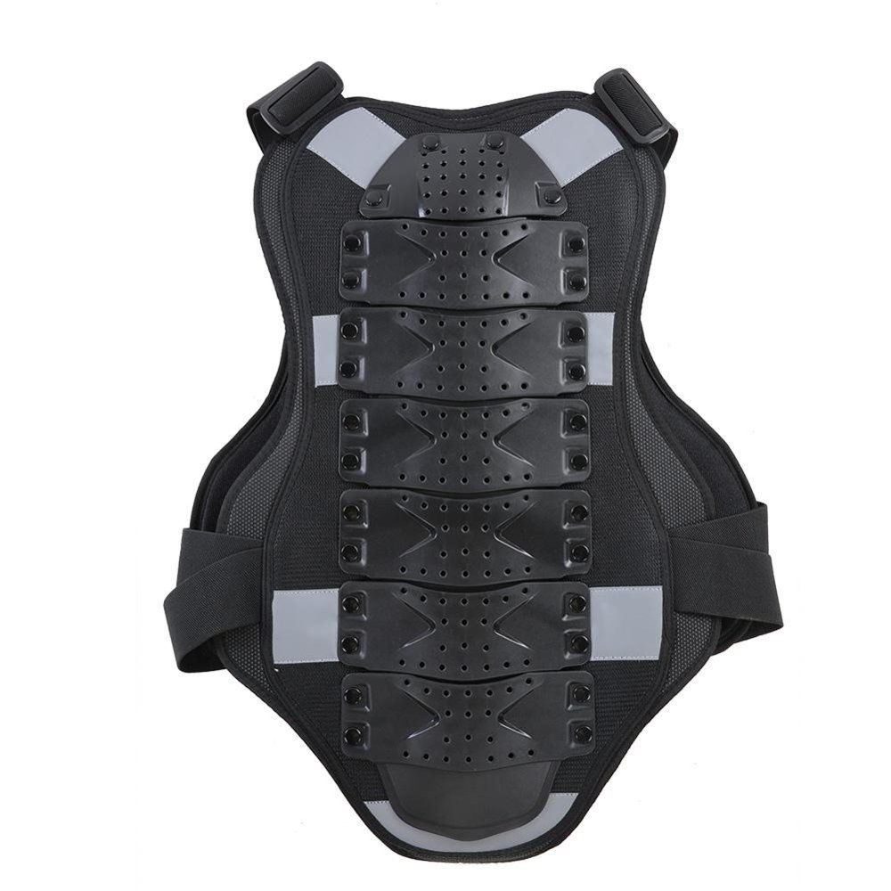 HERCHR Sports Chest Back Spine Protector Vest AntiFall Gear Motorcycle Jacket Body Guard Vest