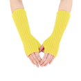thumbnail image 7 of Long Fingerless Arm Warmers for Women and Men Thumb Hole Design Winter Gloves, 7 of 7