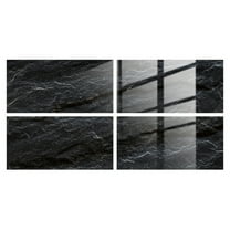 Yeetfub Peel and Stick Backsplash 4 Sheet 6"x12" Marble Wall Tiles Granite Back Splashes Tile for Kitchen PVC Peel and Stick Backsplash Tile for Bathroom Kitchen Cabinet Shower